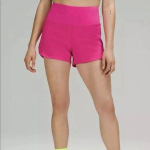 Lululemon Speed Up HR Shorts 4” Sonic Pink